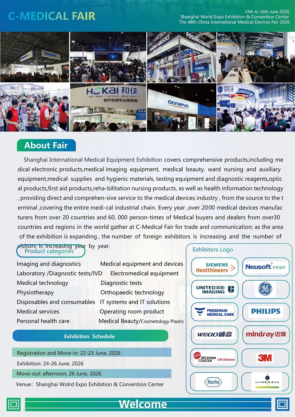 Shanghai International Medical Equipment Exhibition 2026